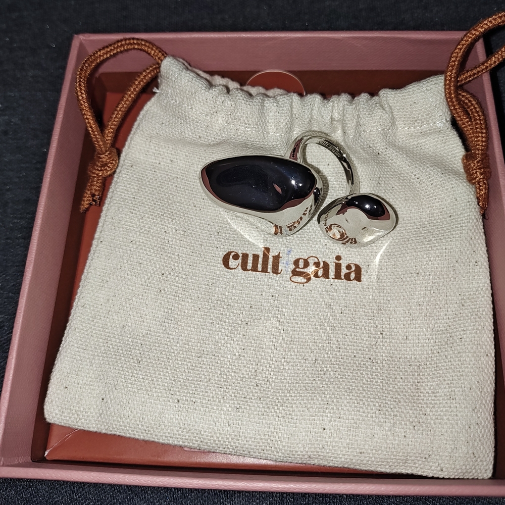 Silver Statement Ring Set - image 3